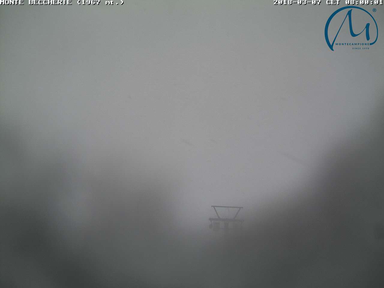 Webcam panorama su piste plan dal Monte Beccherie